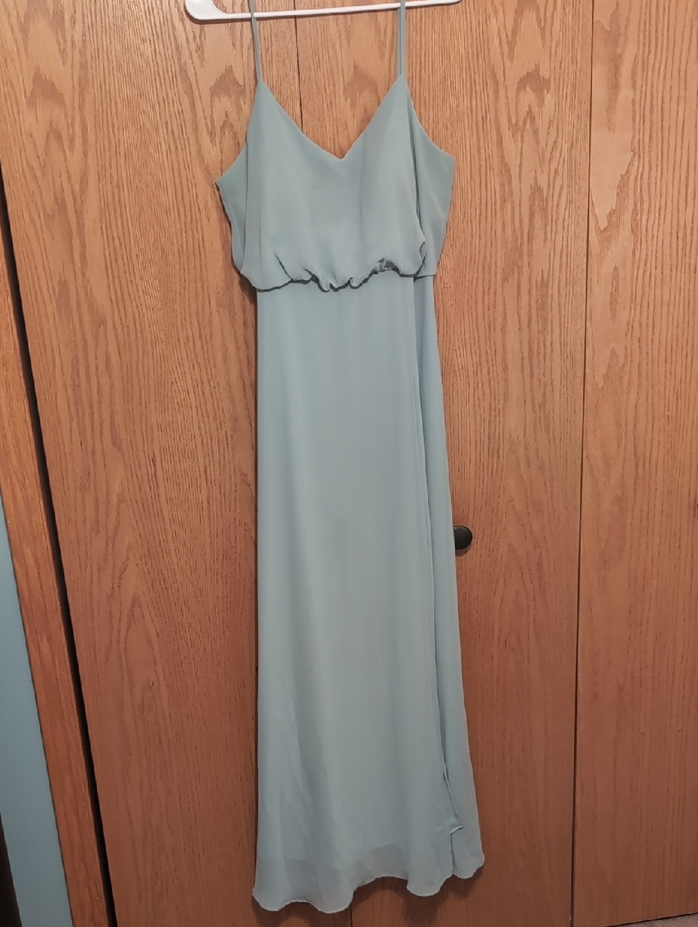 Birdy Grey Seafoam Maxi Dress with Spaghetti Straps